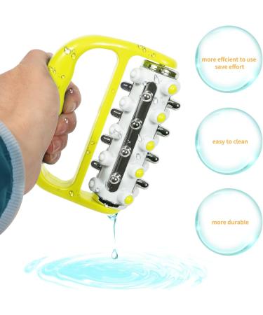 Hand Massage Roller - Full-Body Anti-Cellulite Device | Manual Muscle Massager for Pain Relief - Green-A - Buy Online on GoSupps.com