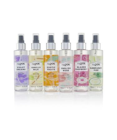 i love Love I Love Exotic Fruits Scented Body Mist - Tropical Body Mist Fragrance - Long Lasting Body Spray with Natural Fruit Extracts - Grapefruit and Pineapple - 5.1 oz - Buy Online on GoSupps.com