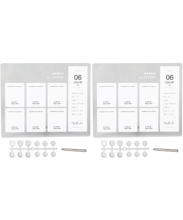 6 Color Acrylic Nail Art Display Board Perfect Presentation with Gems Beads and Rhinestones Broad Application for Salons and Home Use - Buy Online on GoSupps.com