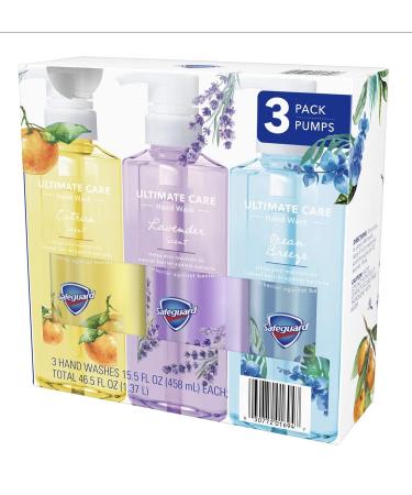 Safeguard 3-in-1 Ultimate Care Pack Liquid Hand Soap - Micellar Deep Cleansing - 15.5 fl. oz. 3 pk - Buy Online on GoSupps.com