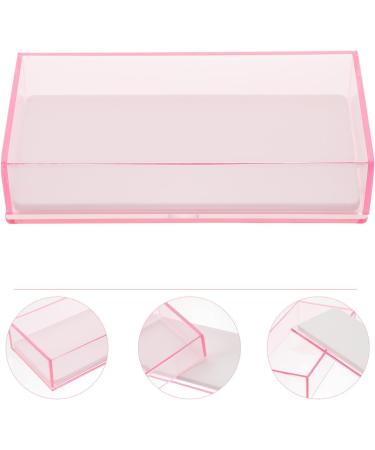 Sewroro Bo te de Rangement Acrylique pour Faux Cils Translucide Rose Organisateur de Cils tui Cosm tique Protection Maquillage Voyage - Buy Online on GoSupps.com