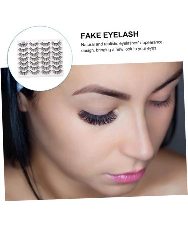 1 Box 5d False Eyelashes Strip Eyelashes Fake Eyelash Dense Eye Short Eyelashes Makeup Lashes Fake Lashes Makeup Supplies Tool Natural Chemical Fiber - Buy Online on GoSupps.com