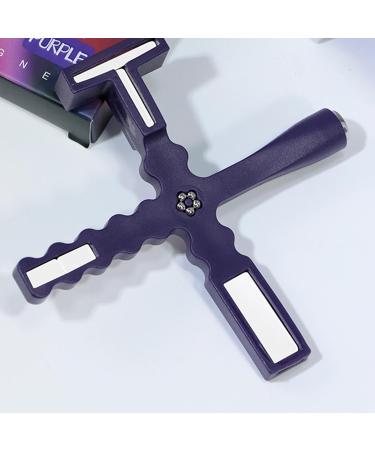 Uitseld 5 in 1 Nail Magnet Tool | Magnetic Nails Polish Wand Nail Design Tools Professional Cat Eye Stick for Salon Manicure Purple - Buy Online on GoSupps.com