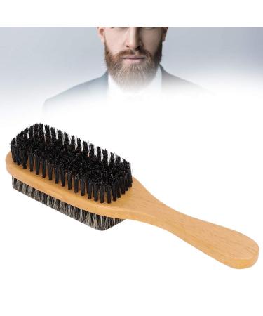 Premium Wooden Beard Brush & Face Hair Shaving Brush - Double-Sided with Wooden Handle | Ideal for Grooming Accessories - Buy Online on GoSupps.com