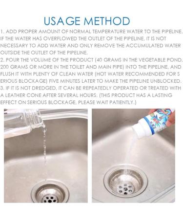 URFEDA Toilet detergent Particles Foam Cleaner Automatic Toilet Cleaning Pipe Dredging Detergent Bubble Bombs for Main Lines Sinks Tubs Toilets Showers Kitchen Sinks - Buy Online on GoSupps.com