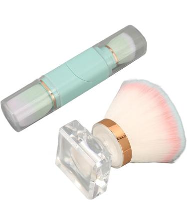 Portable Makeup Brush Ergonomic Strong Grip Thickened Die Casting Powder Brush Deformation Resistant Synthetic Fiber for Home - Buy Online on GoSupps.com