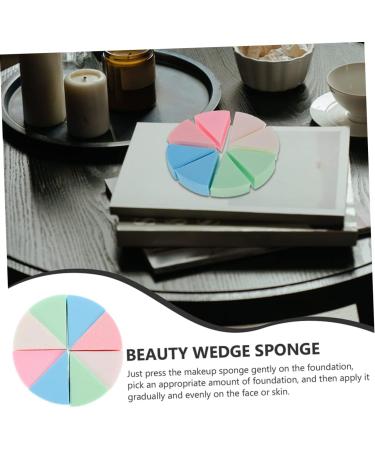 FRCOLOR 9 Sets Triangular Sponge Touch White Makeup Cleaning Cotton Pads Powder Puff Sponges Makeup Sponge for Foundation Makeup Sponge for Girls Makeup Tools Headband - Buy Online on GoSupps.com