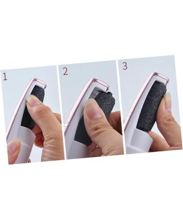 minkissy Electric Shaver Pedicure for Feet Hand Wisking Tool Electric Foot File Remover Heel Scraper Foot Scraper for Dead Skin Foot Remover 1 Set 18x3.3cm Pink - Buy Online on GoSupps.com