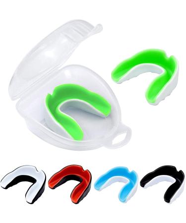 5 Pack Kids Youth Mouth Guard for Sports, MENOLY Boys Girls Mouthguard for Football Basketball Boxing MMA Hockey Taekwondo Karate Wrestling Small (Under 9 Year old)