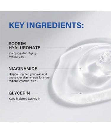 Facial Brightening Niacinamide Serum Reduces Dullness Evens Skin Tone Powerful Moisturizer Illuminating Serum Moisturizing Dryness Acne Skin Facial Essence Infused Rice Ferment vitamin B3 - Buy Online on GoSupps.com