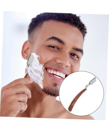 Angoily Stainless Steel Scissors & Razor for Men | Travel Barbershop Shaving Blades & Hair Scissors - Buy Online on GoSupps.com