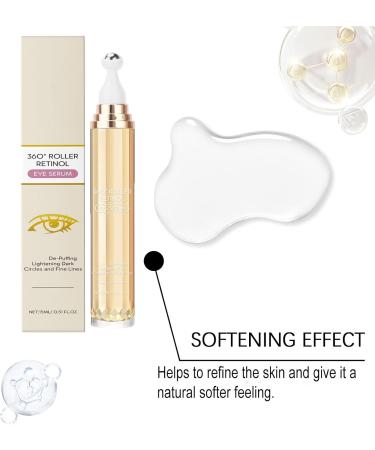  homomdy Eye Cream Retinol Eye Cream for Dark Circles and Under Eye Bags Anti Aging Firming Skin Lightening Light Nourishing Reduce Crow's Feet and Puffiness (3 Pcs) - Buy Online on GoSupps.com