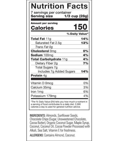 Caveman Foods Grain Free Granola Chocolate Almond Crunch 7 oz (198 g) - Buy Online on GoSupps.com