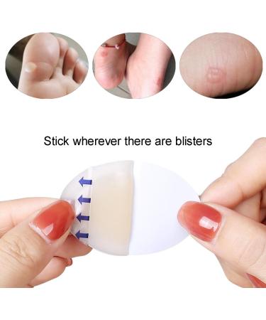 Lamkrtlp 16-Piece Waterproof Bladder Plaster Set - Hydrocolloid Gel Protection for Toes & Heels - Pain Relief & Friction Shield - Buy Online on GoSupps.com