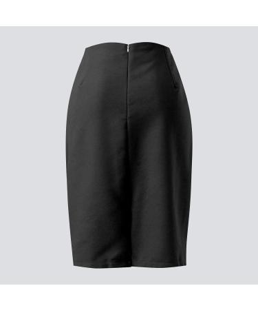 Shop Women's High Waist Black Skirt | Boho Elegant Vintage A-Line Beach Skirt in XXL - Buy Online on GoSupps.com