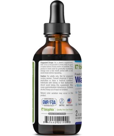 Biophix Green Black Walnut Wormwood Extract 2 oz - Natural Herbal Cleanser for Intestinal Health | Shop Internationally - Buy Online on GoSupps.com