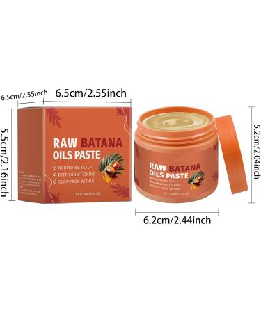 Nouvelle p te capillaire l'huile de batana (2025) Huile de batana brute pour pr venir la chute paissir et renforcer les cheveux r parer les frisottis et les cheveux ab m s (2) - Buy Online on GoSupps.com