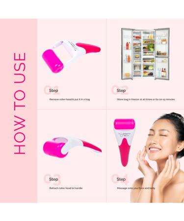 Elizabeth Mott Ice Roller for Face & Eye Puffiness Relief - Cold Therapy for Swelling, Redness - Detachable & Reusable Head - All Skin Types - Buy Online on GoSupps.com