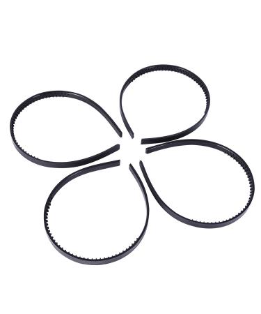 Hotop 15-Piece Black Plastic Headband with Teeth for DIY Hair Styling - Unisex Hair Accessory for Men, Women, and Girls - Buy Online on GoSupps.com