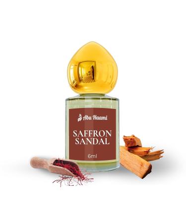 TMGABH Saffron Sandal Attar | Kesar Chandan Natural Attar | Traditional Artisan Scent | Non-Alcoholic Roll-On Perfume for Men | 48 Hours Long Lasting Fragrance - 06 ML