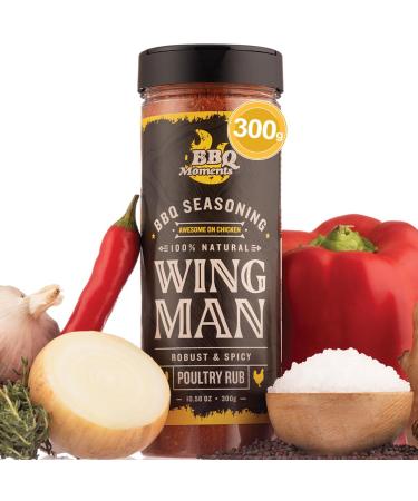 BBQ Moments Poultry Seasoning Barbecue Dry Poultry Rub For Chicken Turkey Wings Meat Marinade BBQ Seasonings And Spices For Grilling 300g (10.58 Oz) 5-Poultry Rub