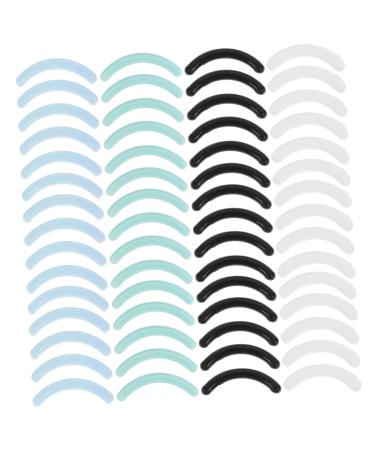 DECOMELODY 80 Pieces Replacement Pads for Eyelash Curler High Quality Cushions for Eyelash Curler for Beauty Treatment Easy to Carry Random Color