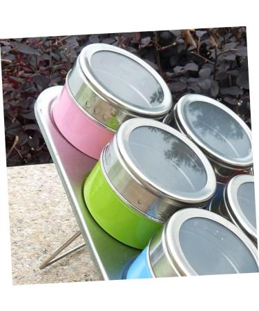 Zerodeko 6pcs Dispenser Container Seasoning Pots Steel Bottle Spice Cans Spice Jar Spice Box Visible 6.3*6.3CM As Shown - Buy Online on GoSupps.com