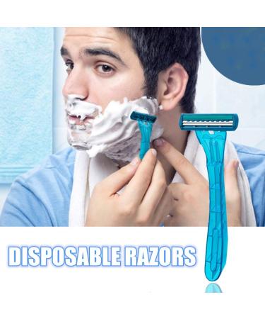 Buy 20X Small Men's Disposable Razors - Blue Wet Dry Shaver HS-L419 | International Shipping Available - Buy Online on GoSupps.com