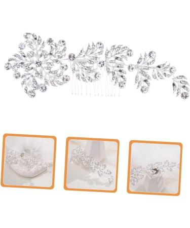 Ipetboom Bridal Headwear Tiara Rhinestone Hair Accessories Wedding Hair Side Comb Wedding Hair Accessories Wedding Hair Comb Rhinestone Hair Comb Alloy Crystal Rhinestones Bride - Buy Online on GoSupps.com