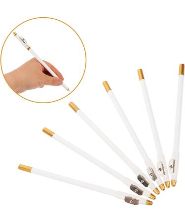 Hohopeti Lot de 12 Taille-Crayons pour Crayons Sourcils en Bois Taille Portable Couleur Blanc Pur Outil Pr cis pour Maquillage F minin Pratique et R sistant aux Taches pour - Buy Online on GoSupps.com