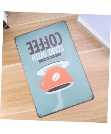 Zerodeko Emblems Coffee Signs Outdoor Decorations for Patio Bar Metal Tin Signs The Sign Vintage Dunhuang - Buy Online on GoSupps.com