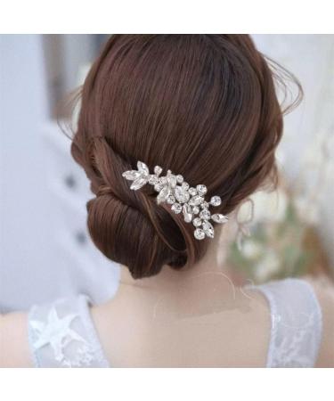ISLHJDD Rhinestone Hair Side Comb Shining Hair Barrettes Wedding Hair Comb Crystal Hair Accessories Bridal Head Pieces for Women and Girls - Buy Online on GoSupps.com