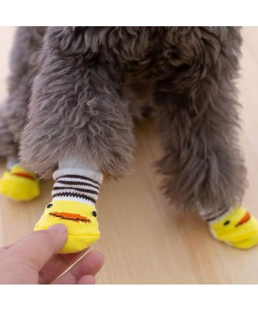 Hwtcjx 8 Pcs Paw Protector Dog Socks Paws Stop Licking Socks for Dogs Non-Slip Pet Socks Pet Socks with Rubber Non-Slip Warmth Anti-Scratch Suitable for Indoor Wear 30x75 mm (S/M) - Buy Online on GoSupps.com