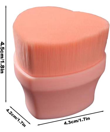 Cosmetic Applicator Brush Cosmetic Sunscreen Applicator - Heart-Shaped Powder Makeup Tools Travel Size Cosmetic Applicator for Kids And Adult Pink - Buy Online on GoSupps.com