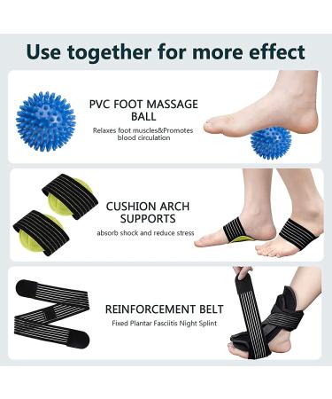 JARAGAR Plantar Fasciitis Relief Night Splint for Men and Women | Adjustable Orthotic Brace for Foot Pain and Arch Support - Buy Online on GoSupps.com