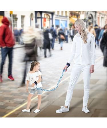 Reflective Blue Kids Wrist Leash | Anti Lost Toddler Safety Harness | 8.2ft Child Leash for 2-10 Year Old Boys - Buy Online on GoSupps.com