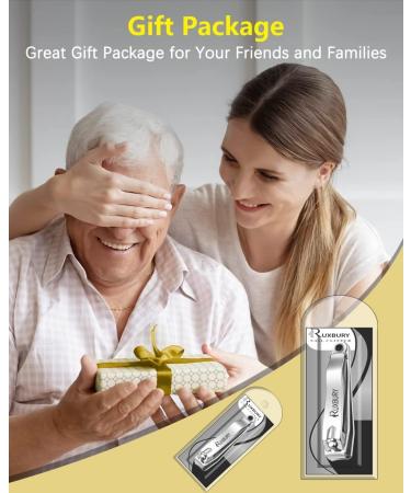 Ruxbury Nail Clipper Professional Nail Cutter Heavy Duty Nail Clippers for Thick Nails Toenail Clippers for Men and Women - Buy Online on GoSupps.com
