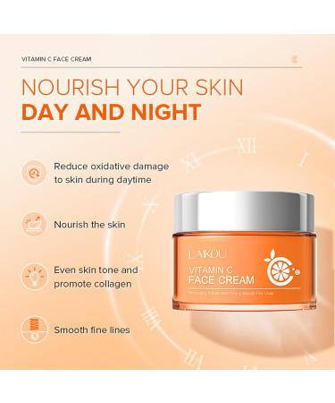 Buy Vitamin C Face Cream - Anti-Aging & Moisturizer for Men & Women | International Shipping - Buy Online on GoSupps.com