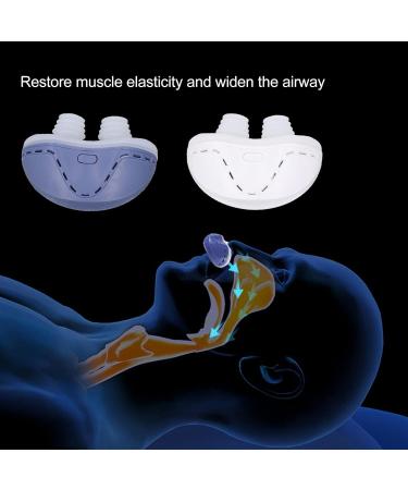 Electric Anti Snoring Device | 3 Speed Air Purifier | Prevent Snoring | Travel Friendly (Blue) - Buy Online on GoSupps.com