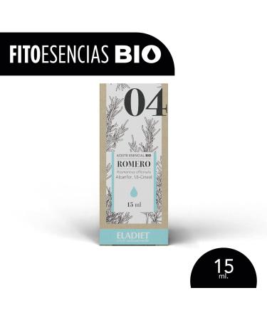 ELADIET ROMERO aceite esencial BIO 15ml is an oil that is suitable for use in the kitchen and on the skin It can be included in cooking as well as in skin or hair care The content is 15 ml - Buy Online on GoSupps.com