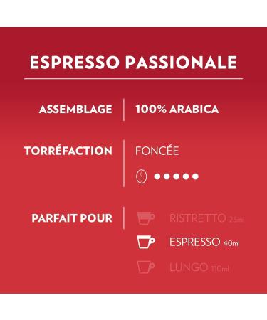 Lavazza A Modo Mio Assortiment de Capsules de Caf 100% Arabica Intensit 7 13 108 capsules AMM Passionale Delizioso Dek - Buy Online on GoSupps.com