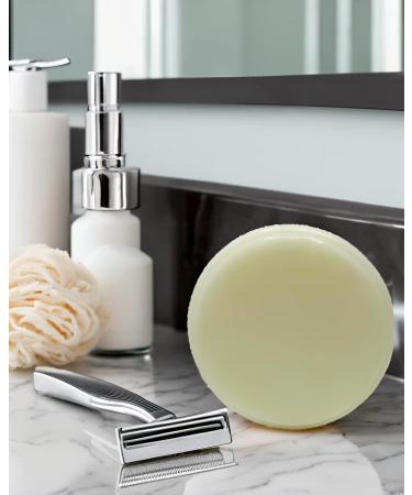 Fragrance-Free Shea Butter Shaving Soap for Sensitive Skin - Moisturizing & Long Lasting (Pack of 3 - Buy Online on GoSupps.com
