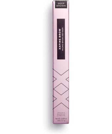 Revolution Beauty London XX Xxfine Micro Brow Brow Pencil - Deep Brown 0.1g - Buy Online on GoSupps.com