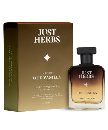 Jus't Herbs Intense Oud Vanilla EDP Perfume for Men Long Lasting Fragrance - 50 ml.