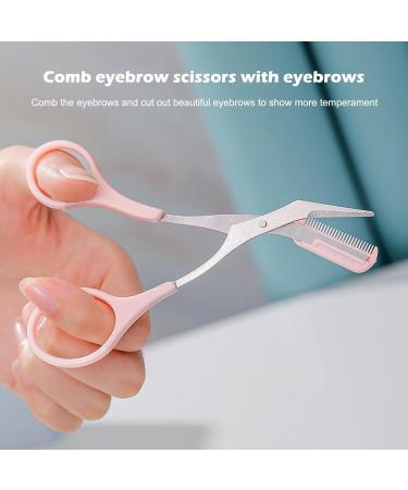 3pcs Eyebrow Trimmer Set with Scissors & Comb - F5R2 Razor Steel Tools for Eyebrows & Eyelashes | International Shipping - Buy Online on GoSupps.com