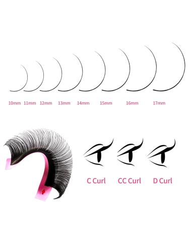 VEYES INC Cashmere Volume Lash Extensions - Super Matte Black Individual Eyelashes Tray Professional Quality C CC D DD L B J M Curl 0.03-0.20 Thickness 5-25mm for Lash Techs - Buy Online on GoSupps.com