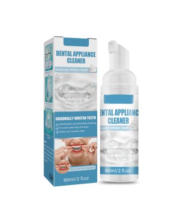Mousse Dentaire Nettoyant Orthodontic Foam Cleaner Nettoyant Pour Appareil Dentaire Spray De Nettoyage Portable Pour Appareils Dentaires 60ml