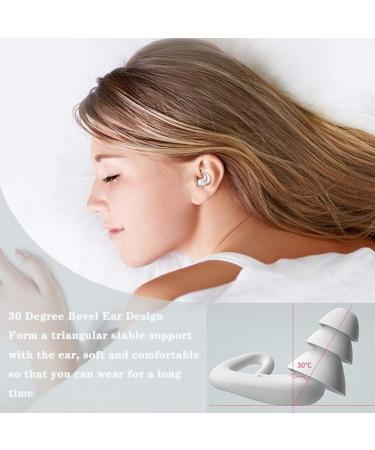 Reusable Soft Silicone Ear Plugs for Sleeping, Snoring, Work & Studying - 2 Pairs Grey - Buy Online on GoSupps.com