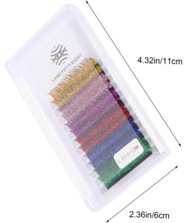 FOMIYES 30 Pairs Glitter False Eyelashes Lash Extension Eyelashes with Color Cosmetic Lashes Color Lashes Strips Colored Lash Long Fake Eyelashes Party Eyelashes Cosplay Set Fiber - Buy Online on GoSupps.com