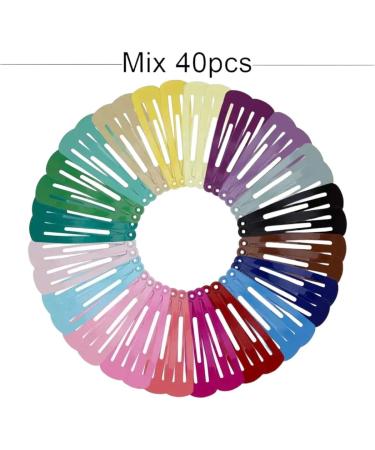 New 2025 40Pcs 5Cm Hair Clips Women's Hair Clips Barrettes Clip Pins Metal Cute Snap Alligator Bb Hairpins Women Accessories Styling Tool Jewelry Fashion Accessories Creative Gift - Buy Online on GoSupps.com